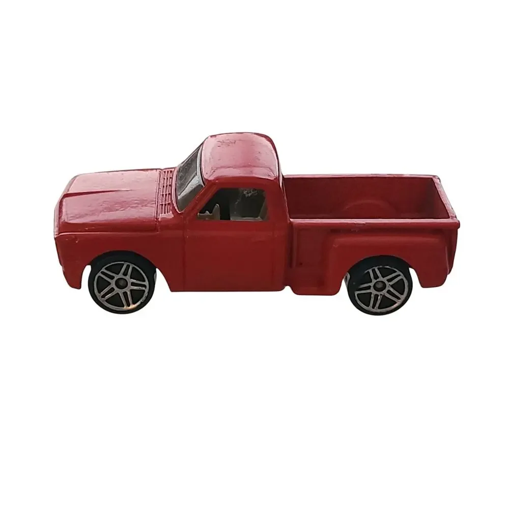 Hot Wheels 2001 Custom '69 Chevy Red Pickup Truck D83